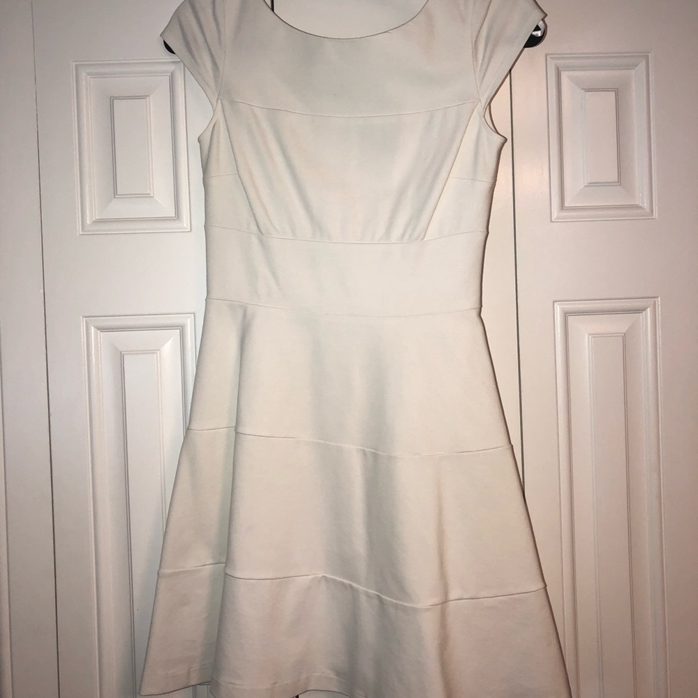 White banana republic formal dress